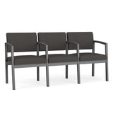 Lenox Steel Waiting Reception 3 Seat Tandem Seating Metal Frame