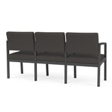 Lenox Steel Waiting Reception 3 Seat Tandem Seating Metal Frame