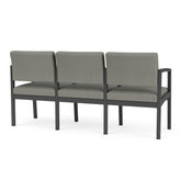 Lenox Steel Waiting Reception 3 Seat Tandem Seating Metal Frame