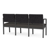 Lenox Steel Waiting Reception 3 Seat Tandem Seating Metal Frame