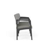 Lenox Steel Waiting Reception 3 Seat Tandem Seating Metal Frame