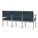 Lenox Steel Waiting Reception 3 Seat Tandem Seating Metal Frame