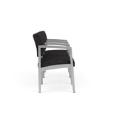 Lenox Steel Waiting Reception 3 Seat Tandem Seating Metal Frame