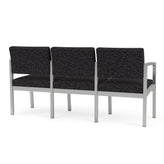 Lenox Steel Waiting Reception 3 Seat Tandem Seating Metal Frame