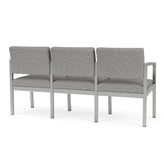 Lenox Steel Waiting Reception 3 Seat Tandem Seating Metal Frame