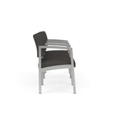 Lenox Steel Waiting Reception 3 Seat Tandem Seating Metal Frame