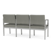 Lenox Steel Waiting Reception 3 Seat Tandem Seating Metal Frame