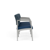 Lenox Steel Waiting Reception 3 Seat Tandem Seating Metal Frame
