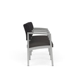 Lenox Steel Waiting Reception 3 Seat Tandem Seating Metal Frame