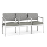 Lenox Steel Waiting Reception 3 Seat Tandem Seating Metal Frame