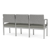 Lenox Steel Waiting Reception 3 Seat Tandem Seating Metal Frame
