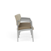 Lenox Steel Waiting Reception 3 Seat Tandem Seating Metal Frame