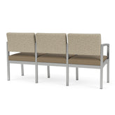 Lenox Steel Waiting Reception 3 Seat Tandem Seating Metal Frame
