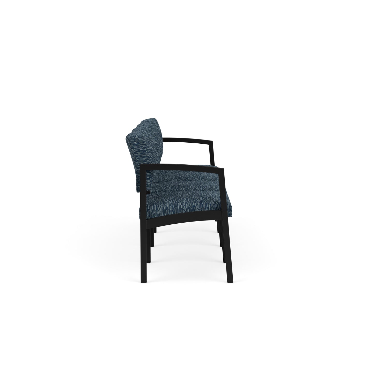 Lenox Steel Waiting Reception 4 Seat Tandem Seating Metal Frame No Center Arms