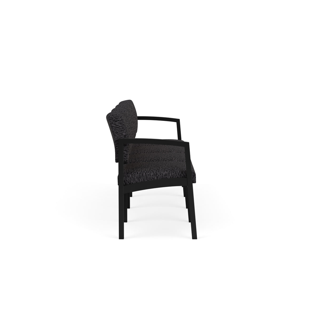 Lenox Steel Waiting Reception 4 Seat Tandem Seating Metal Frame No Center Arms