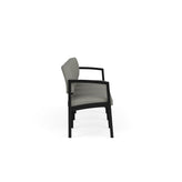 Lenox Steel Waiting Reception 4 Seat Tandem Seating Metal Frame No Center Arms