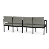 Lenox Steel Waiting Reception 4 Seat Tandem Seating Metal Frame No Center Arms