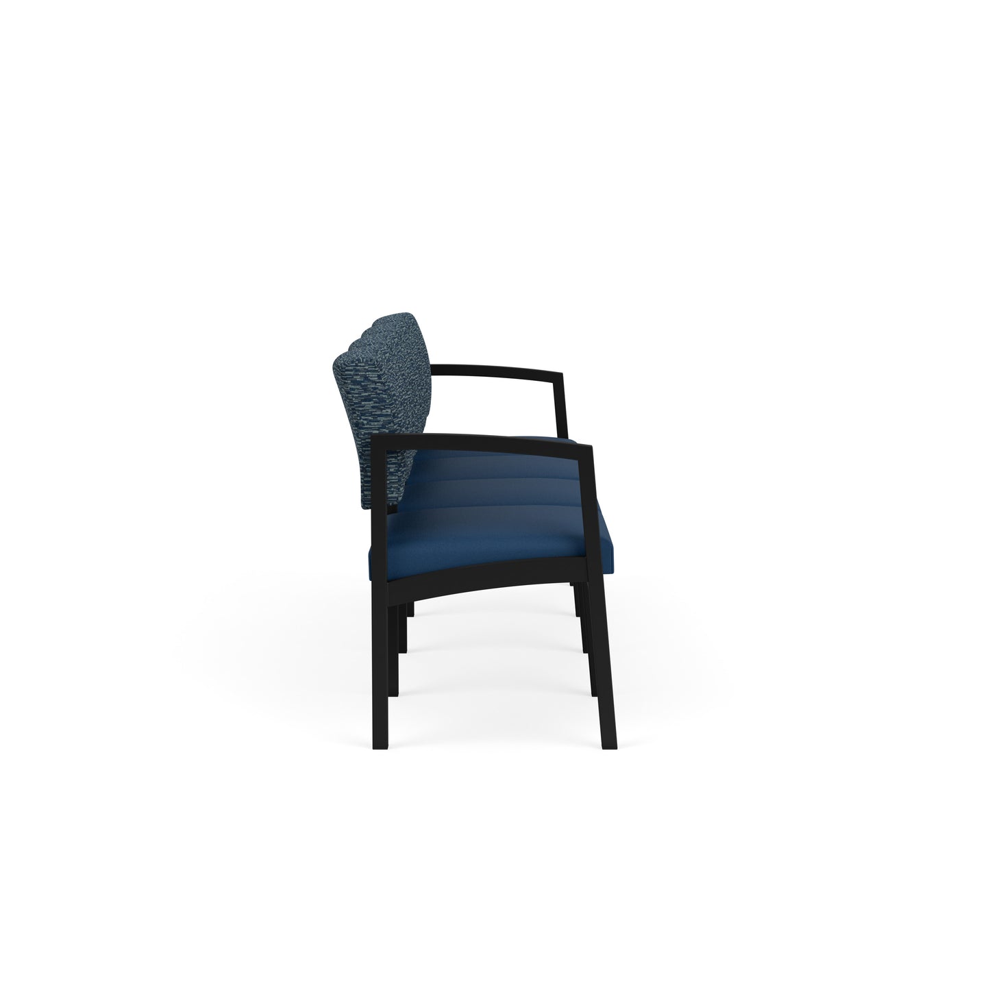 Lenox Steel Waiting Reception 4 Seat Tandem Seating Metal Frame No Center Arms