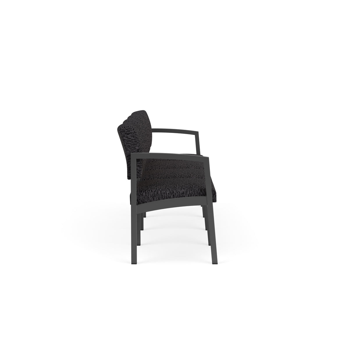 Lenox Steel Waiting Reception 4 Seat Tandem Seating Metal Frame No Center Arms