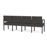 Lenox Steel Waiting Reception 4 Seat Tandem Seating Metal Frame No Center Arms