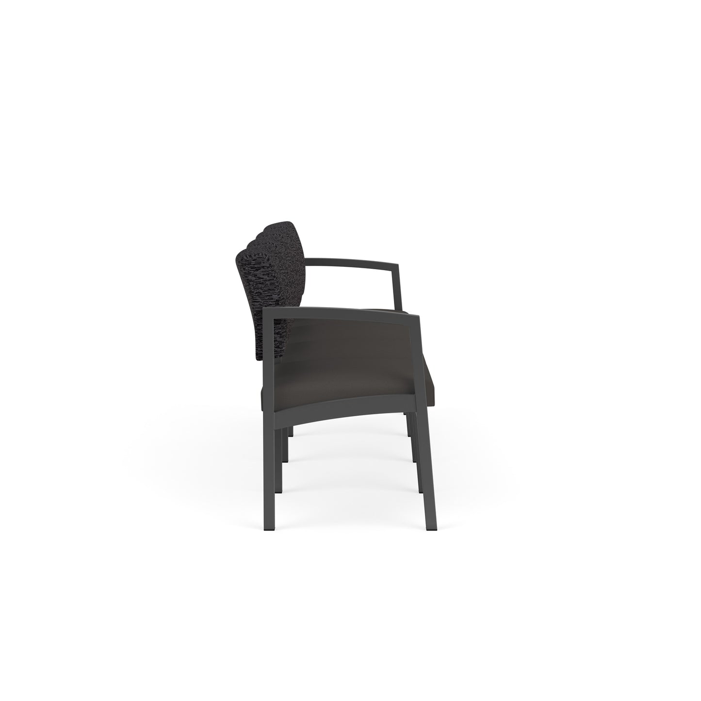 Lenox Steel Waiting Reception 4 Seat Tandem Seating Metal Frame No Center Arms