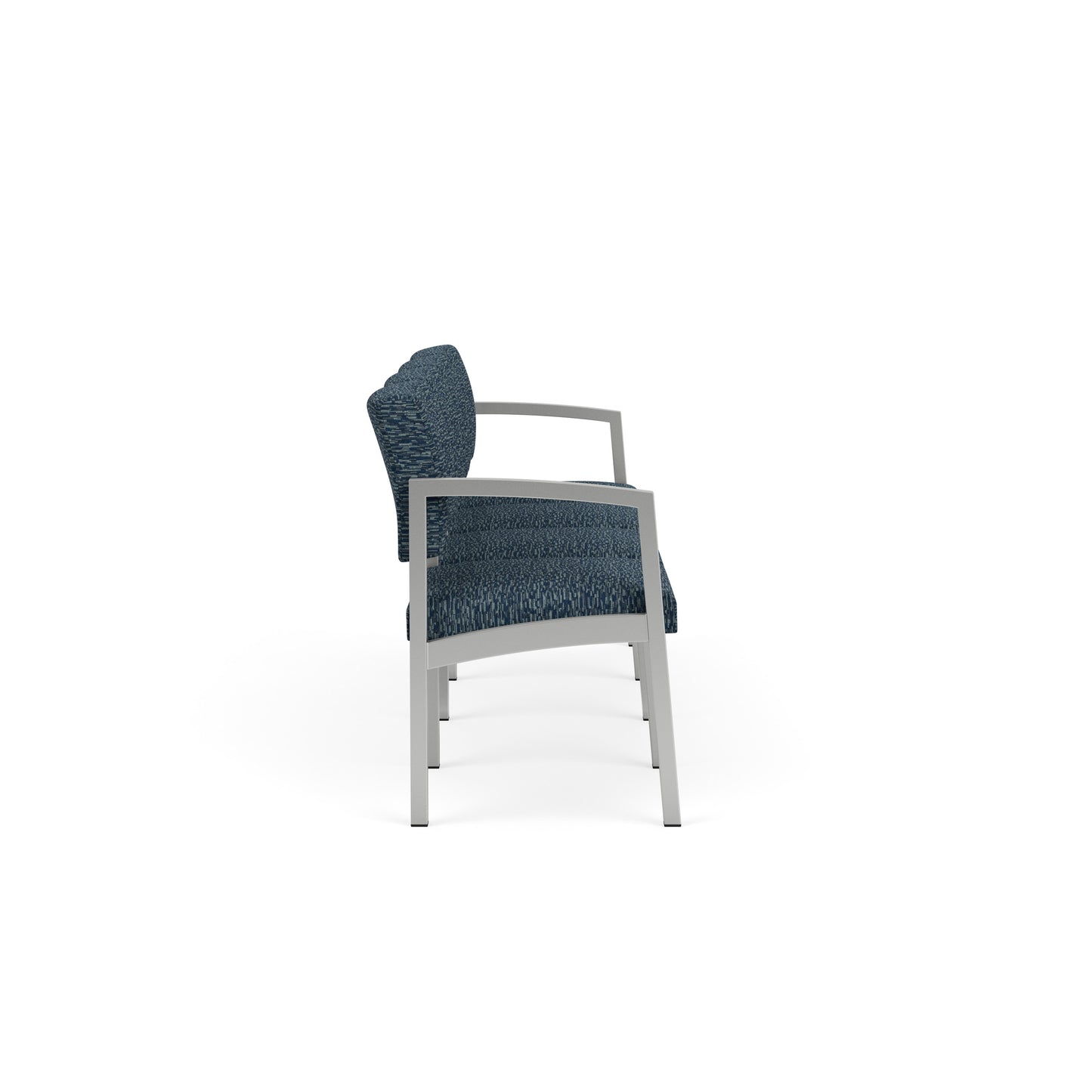 Lenox Steel Waiting Reception 4 Seat Tandem Seating Metal Frame No Center Arms