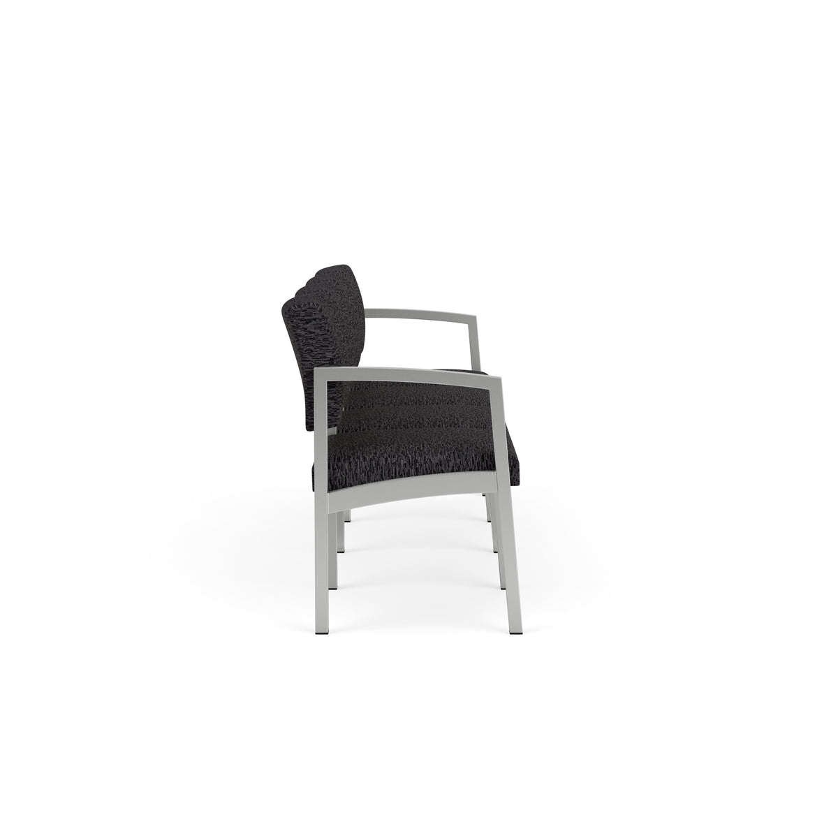 Lenox Steel Waiting Reception 4 Seat Tandem Seating Metal Frame No Center Arms