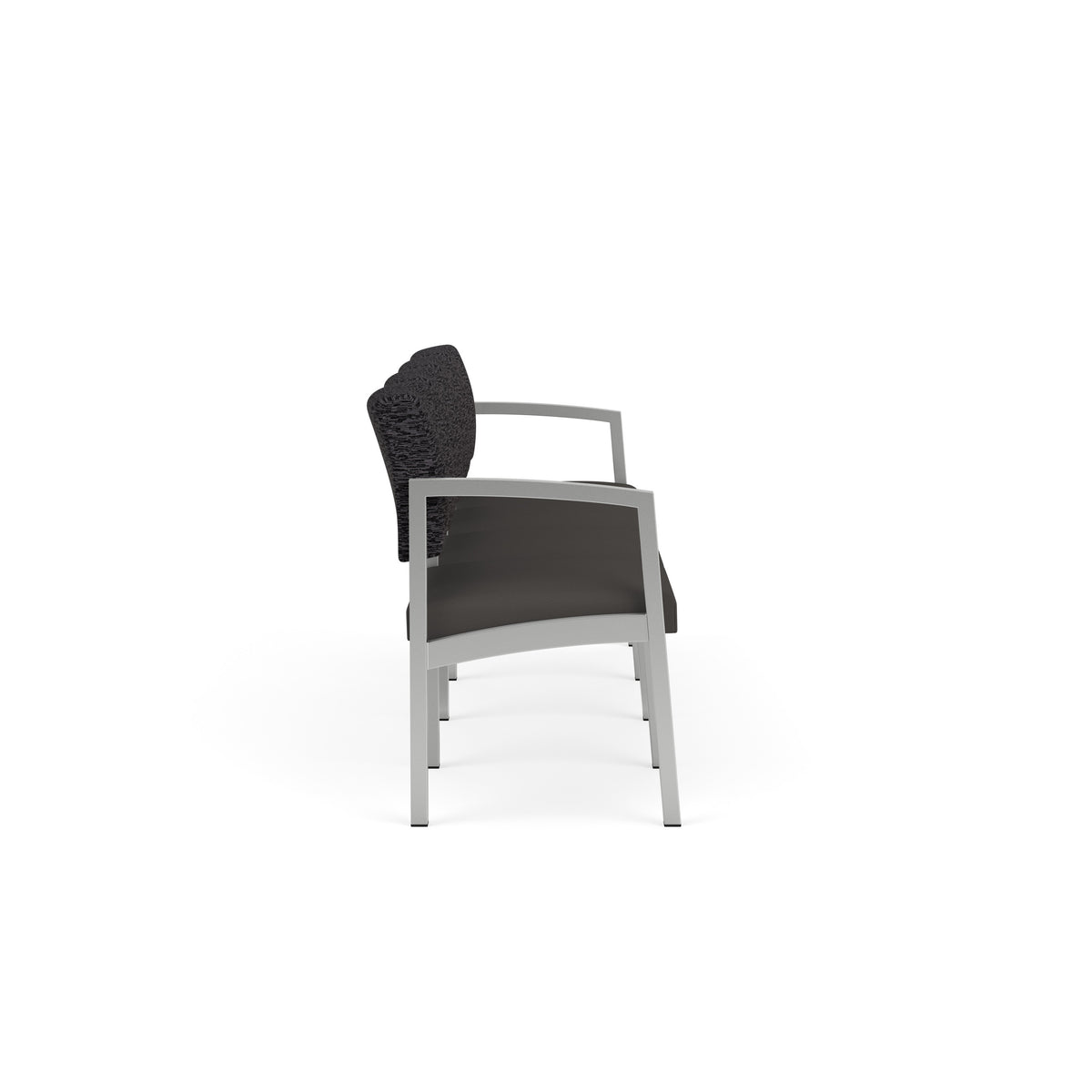 Lenox Steel Waiting Reception 4 Seat Tandem Seating Metal Frame No Center Arms