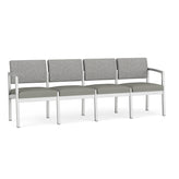 Lenox Steel Waiting Reception 4 Seat Tandem Seating Metal Frame No Center Arms