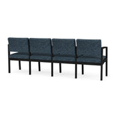 Lenox Steel Waiting Reception 4 Seat Tandem Seating Metal Frame