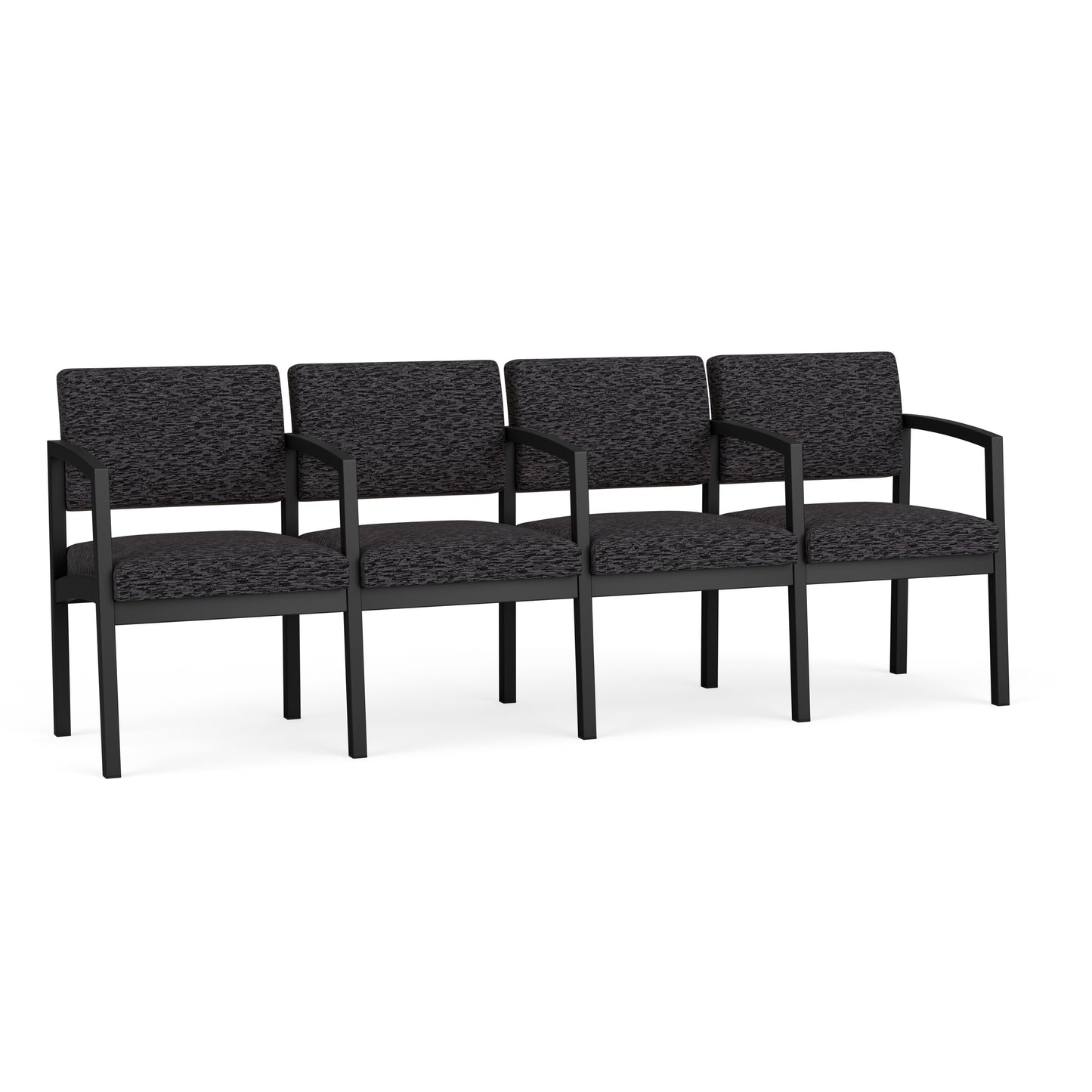 Lenox Steel Waiting Reception 4 Seat Tandem Seating Metal Frame