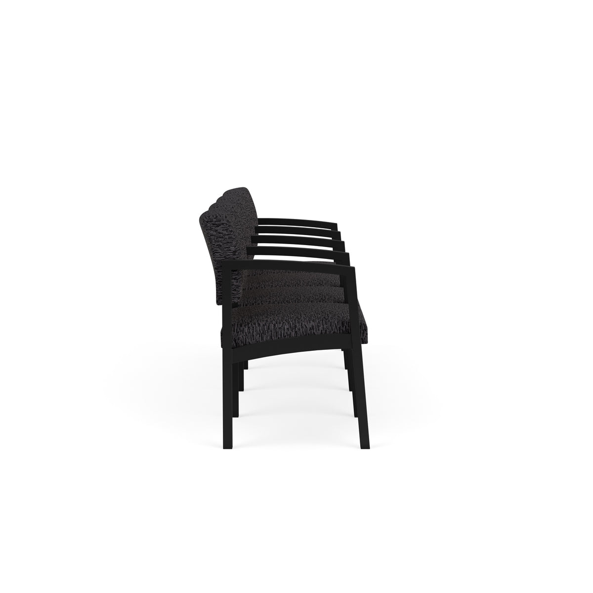 Lenox Steel Waiting Reception 4 Seat Tandem Seating Metal Frame