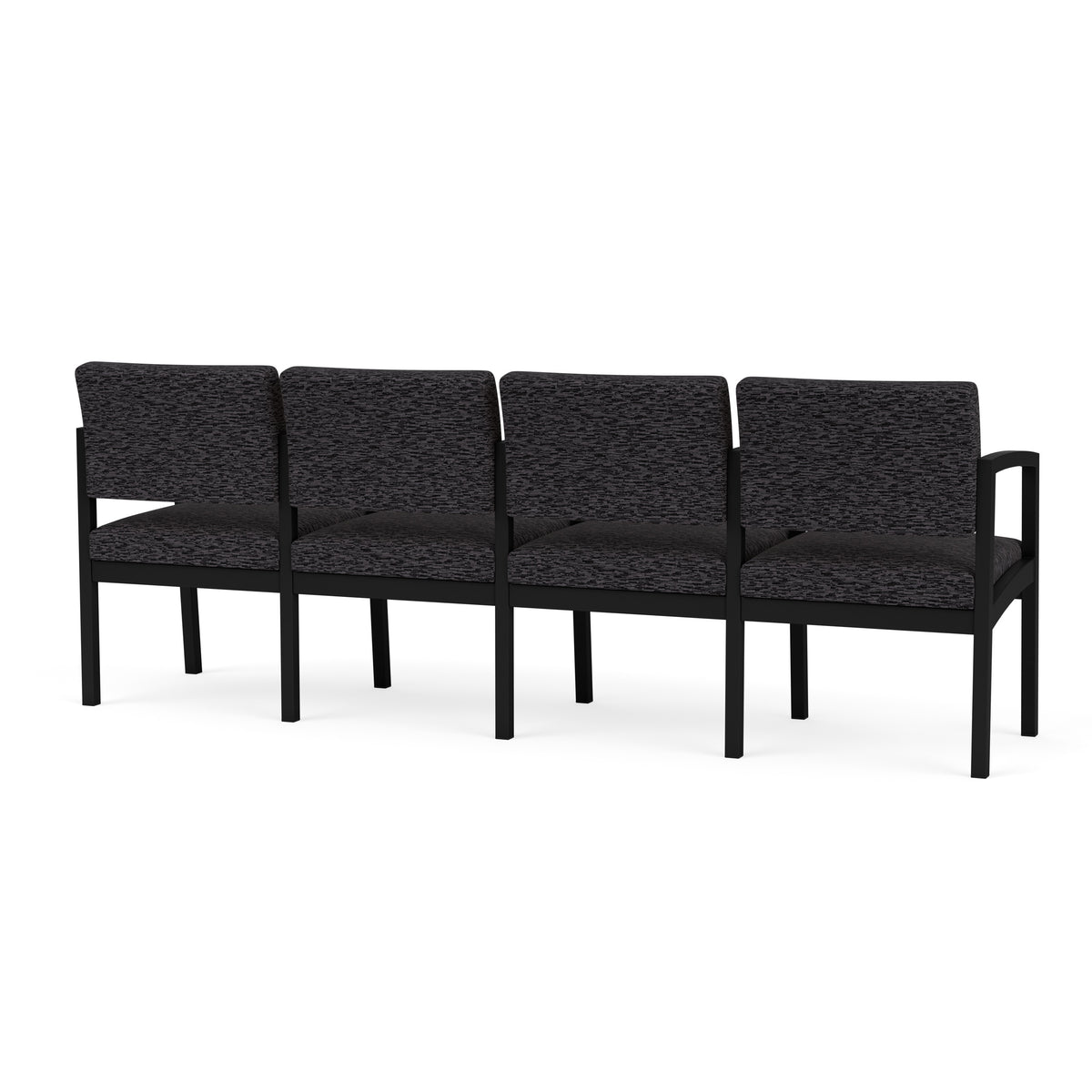 Lenox Steel Waiting Reception 4 Seat Tandem Seating Metal Frame