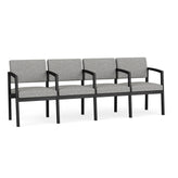 Lenox Steel Waiting Reception 4 Seat Tandem Seating Metal Frame