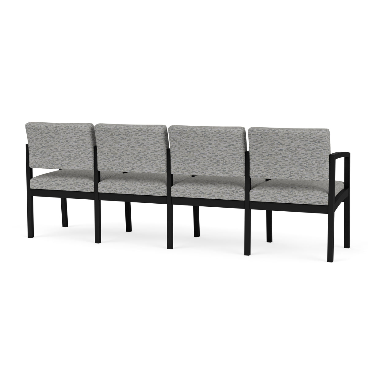 Lenox Steel Waiting Reception 4 Seat Tandem Seating Metal Frame
