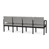 Lenox Steel Waiting Reception 4 Seat Tandem Seating Metal Frame