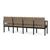 Lenox Steel Waiting Reception 4 Seat Tandem Seating Metal Frame