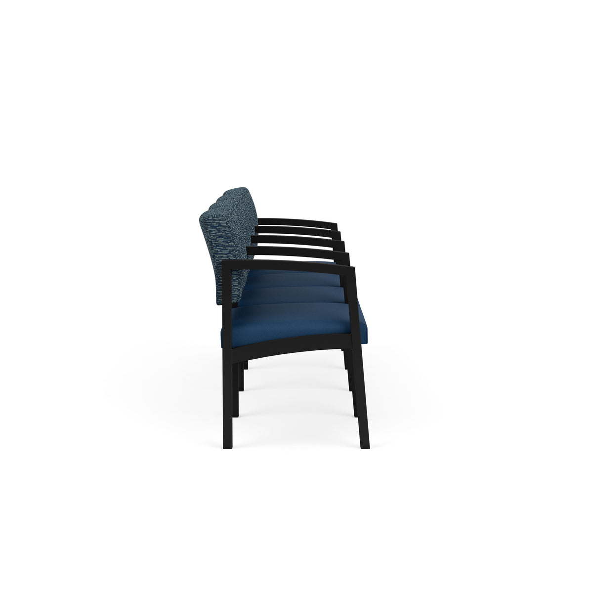Lenox Steel Waiting Reception 4 Seat Tandem Seating Metal Frame
