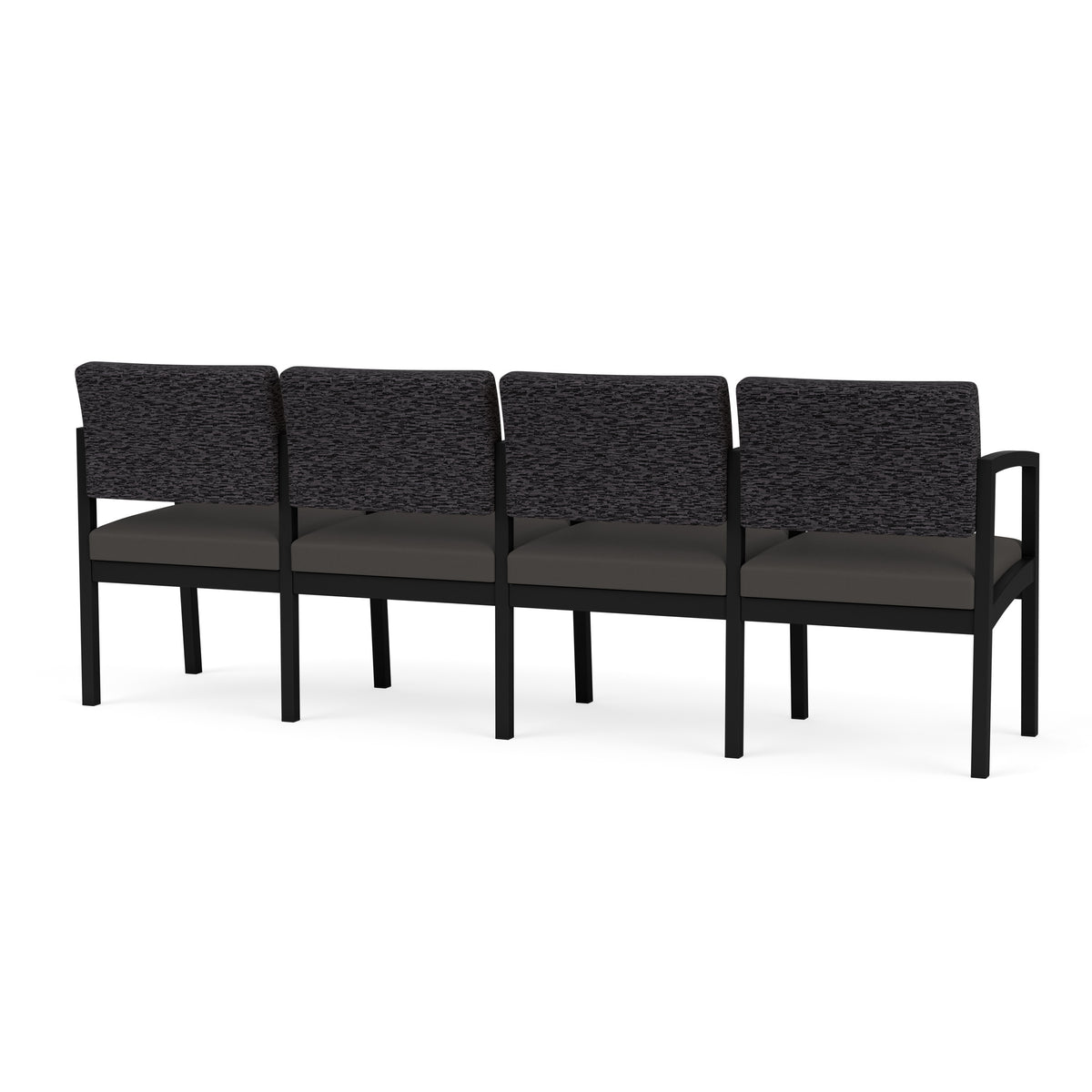 Lenox Steel Waiting Reception 4 Seat Tandem Seating Metal Frame