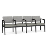 Lenox Steel Waiting Reception 4 Seat Tandem Seating Metal Frame