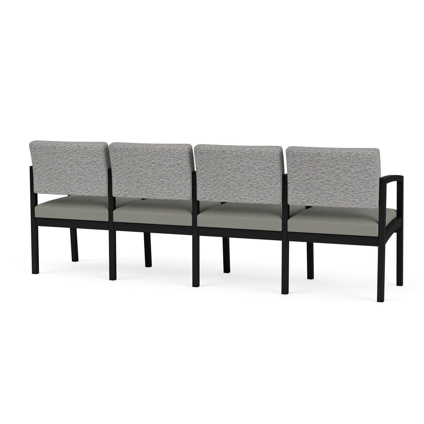 Lenox Steel Waiting Reception 4 Seat Tandem Seating Metal Frame