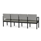 Lenox Steel Waiting Reception 4 Seat Tandem Seating Metal Frame
