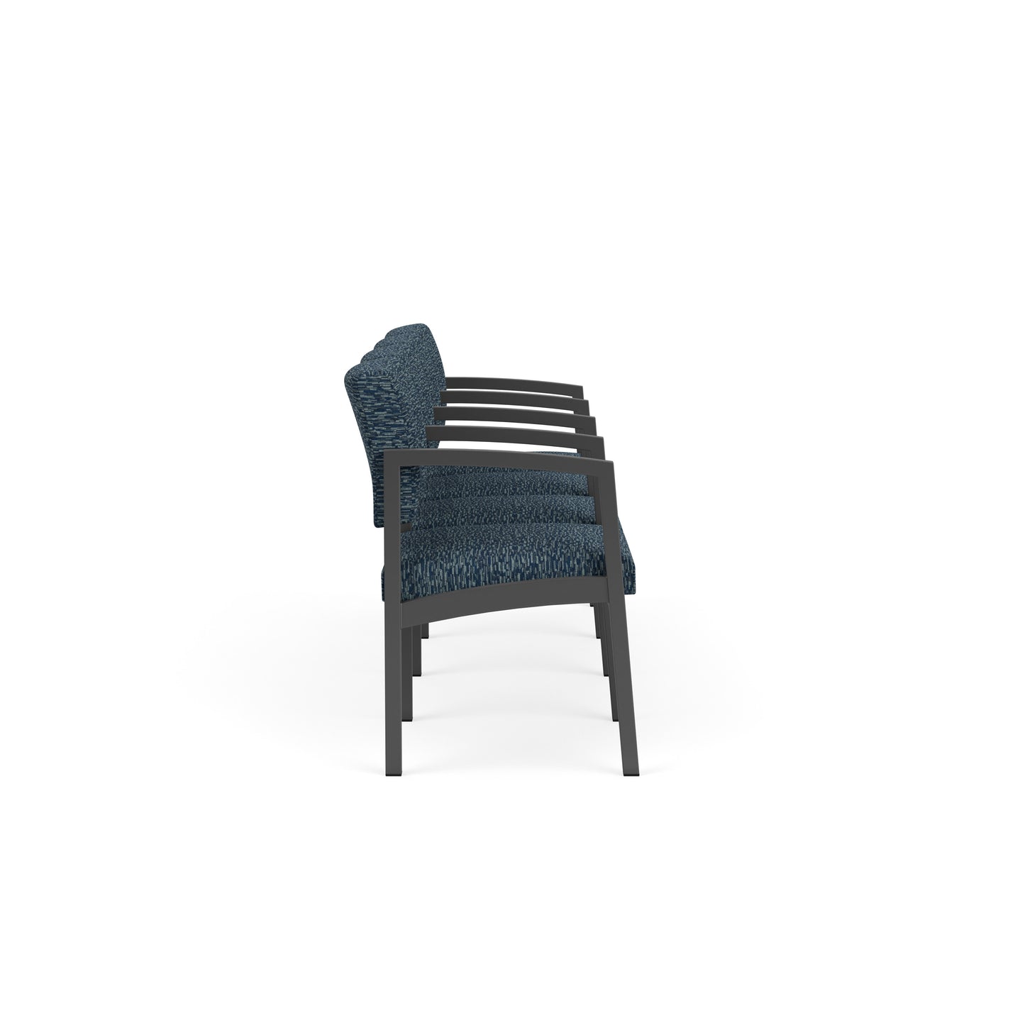 Lenox Steel Waiting Reception 4 Seat Tandem Seating Metal Frame