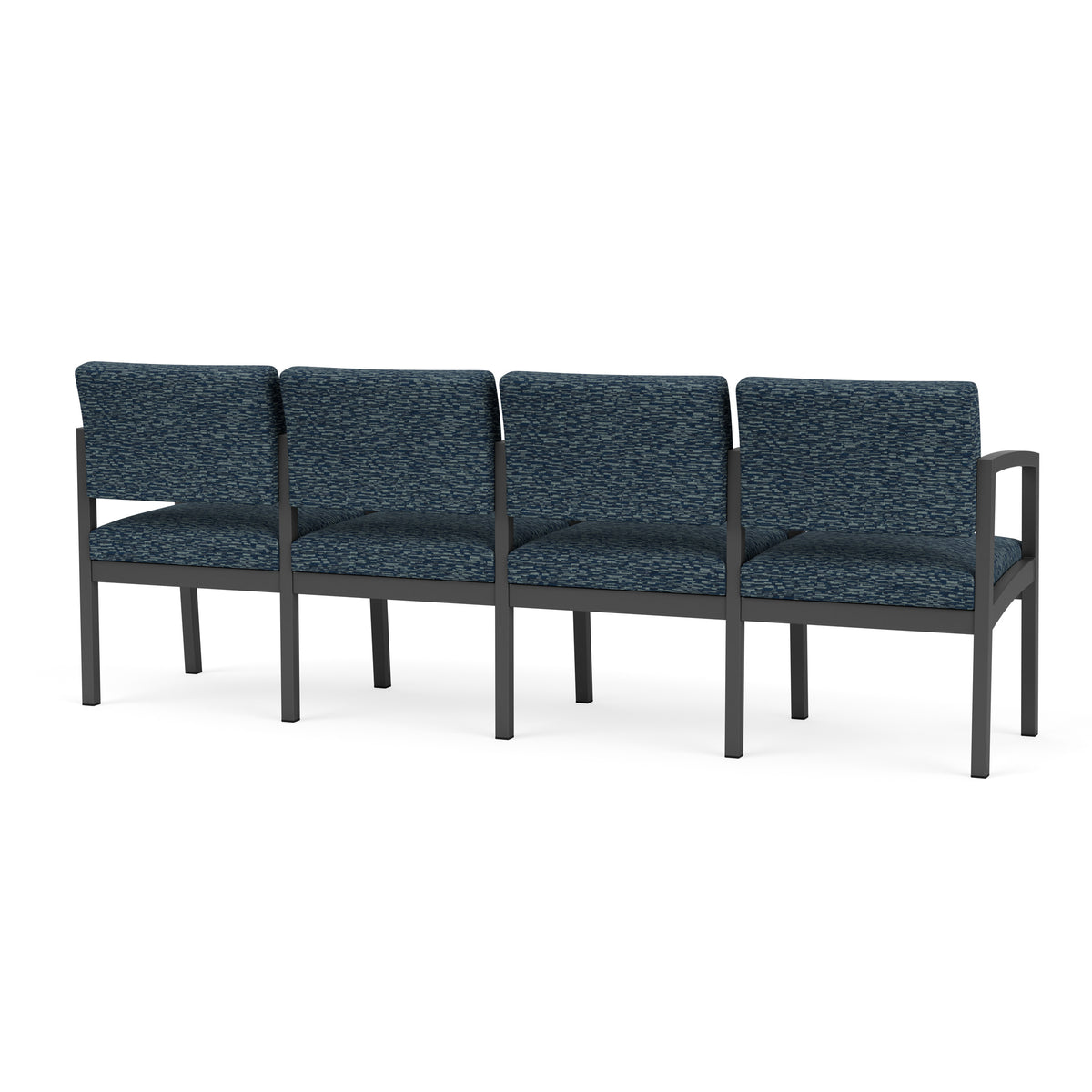 Lenox Steel Waiting Reception 4 Seat Tandem Seating Metal Frame
