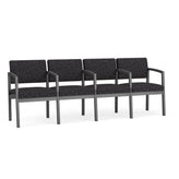 Lenox Steel Waiting Reception 4 Seat Tandem Seating Metal Frame
