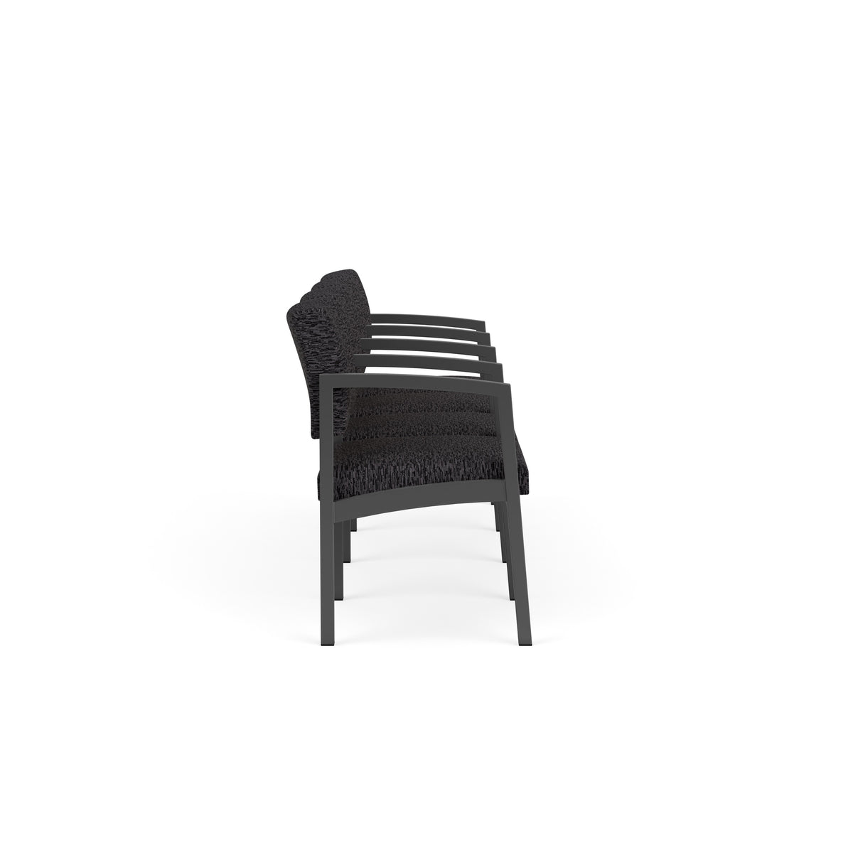 Lenox Steel Waiting Reception 4 Seat Tandem Seating Metal Frame