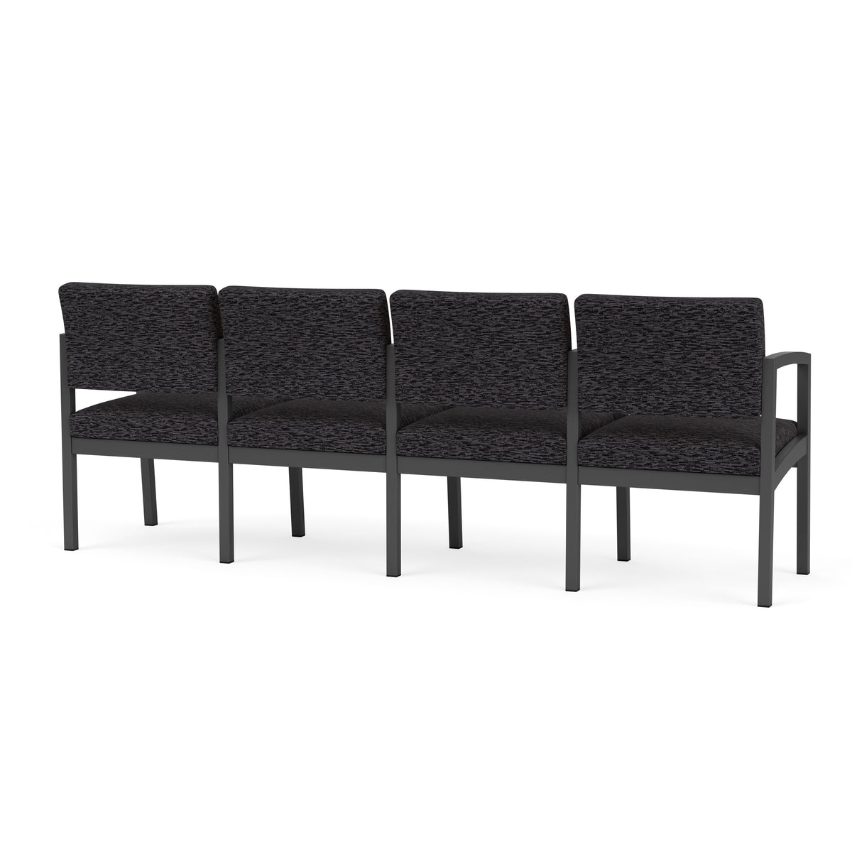 Lenox Steel Waiting Reception 4 Seat Tandem Seating Metal Frame