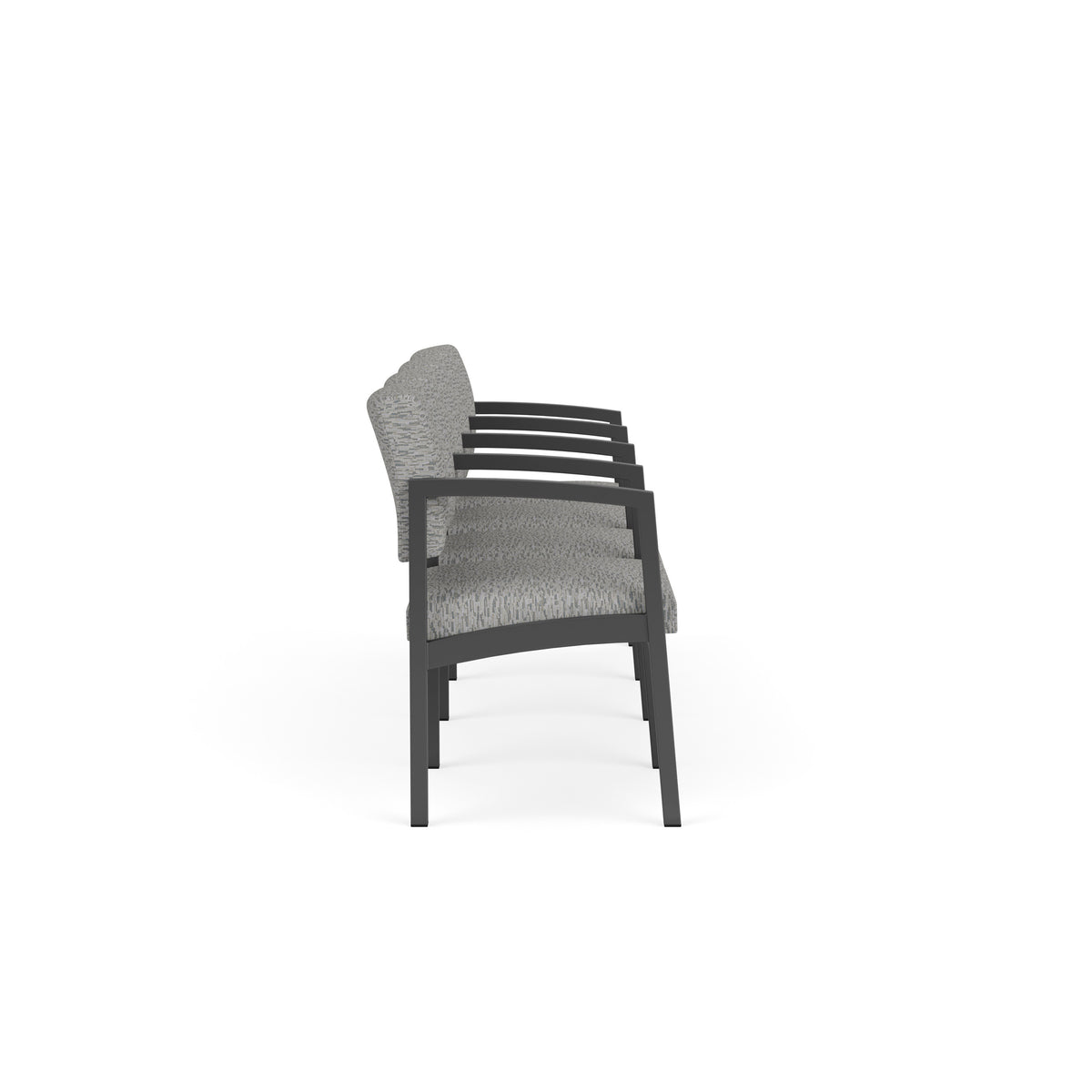 Lenox Steel Waiting Reception 4 Seat Tandem Seating Metal Frame