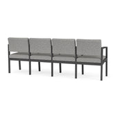 Lenox Steel Waiting Reception 4 Seat Tandem Seating Metal Frame