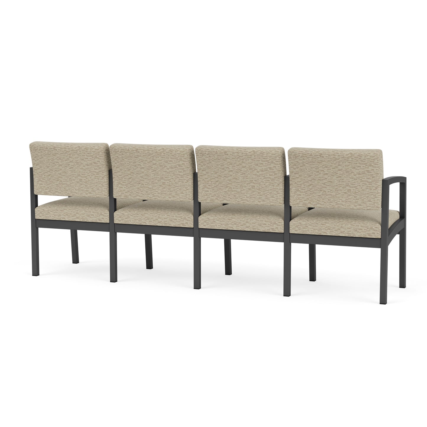 Lenox Steel Waiting Reception 4 Seat Tandem Seating Metal Frame